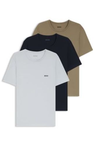 Lot de trois t-shirts en coton - Boss - Modalova