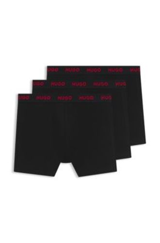 Lot de trois boxers longs - HUGO - Modalova