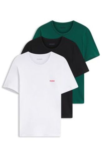 Lot de trois t-shirts en coton - HUGO - Modalova