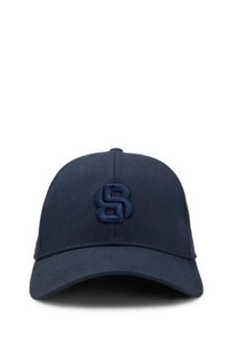 Casquette en twill de coton avec monogramme Double B brodé - Boss - Modalova