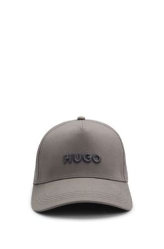 Casquette en twill de coton avec logo - HUGO - Modalova