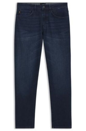 Jean Tapered en denim stretch bleu pur - Boss - Modalova