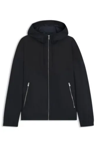 Veste à capuche en popeline microfibre déperlante - Boss - Modalova