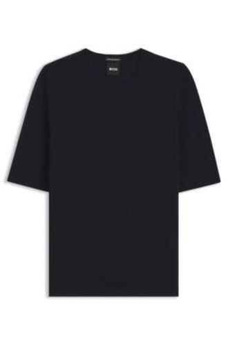 T-shirt en laine mérinos - Boss - Modalova