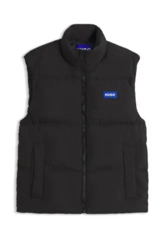 Veste sans manches Relaxed matelassée avec étiquette logotée - HUGO - Modalova