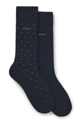 Lot de deux paires de chaussettes mi-mollet en bambou stretch - Boss - Modalova