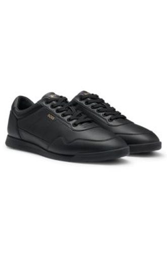 Baskets en cuir nappa avec logo doré - Boss - Modalova