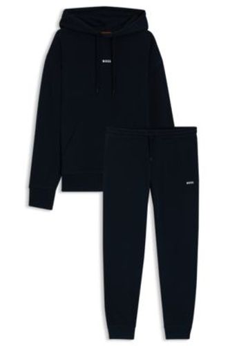 Ensemble de survêtement décontracté en coton avec logo minimaliste - Boss - Modalova