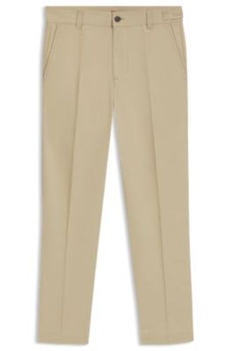 Chino Slim en twill de coton mercerisé - HUGO - Modalova