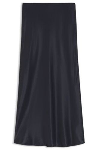 Jupe midi en satin - Boss - Modalova