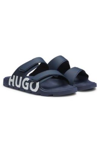 Mules à double bride avec logo - HUGO - Modalova