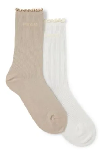 Lot de deux paires de chaussettes mi-mollet - HUGO - Modalova