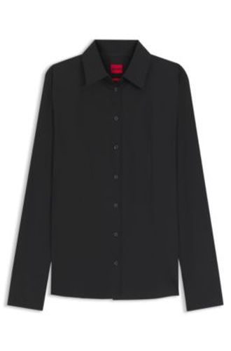 Chemisier Slim en coton mélangé - HUGO - Modalova
