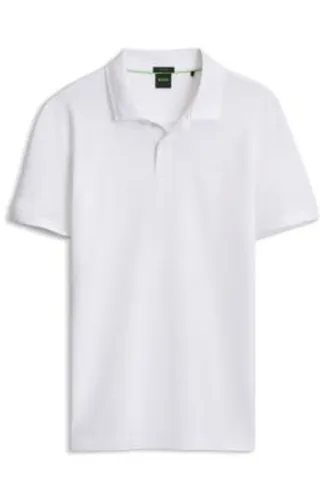 Polo en piqué de coton - Boss - Modalova