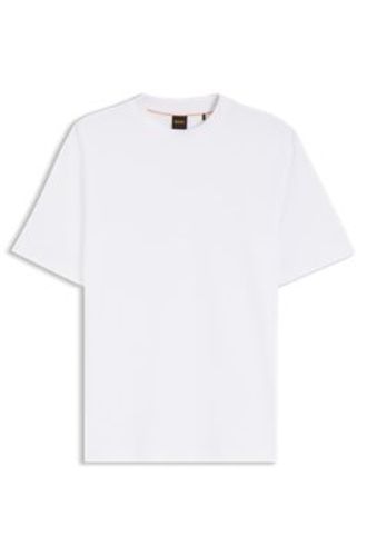 T-shirt en coton interlock - Boss - Modalova
