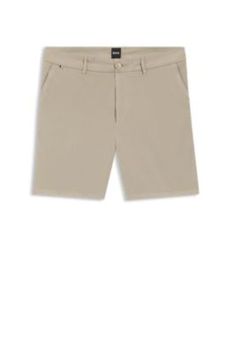 Short en coton stretch - Boss - Modalova