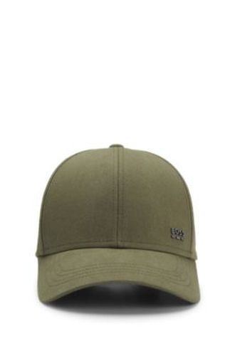 Casquette en twill de coton à rayures emblématiques - Boss - Modalova