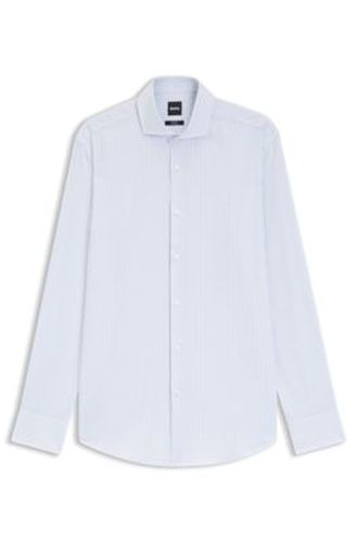 Chemise Slim en coton stretch à carreaux facile à repasser - Boss - Modalova