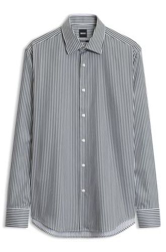 Chemise Regular en coton à rayures, facile à repasser - Boss - Modalova