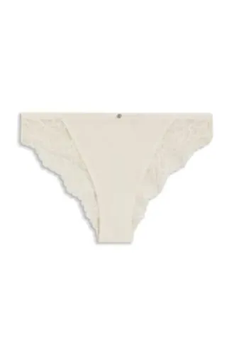 Slip en dentelle avec détails plissés en mesh - Boss - Modalova