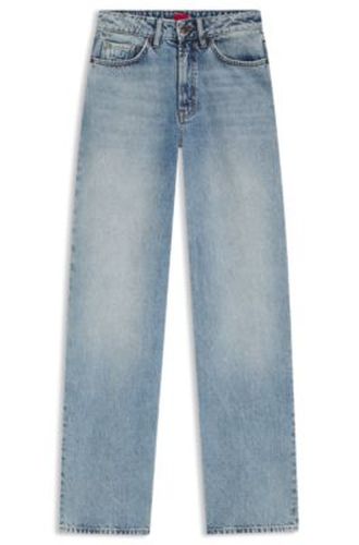 Jean large en denim coton bleu - HUGO - Modalova