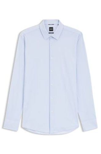 Chemise Slim en jersey stretch imprimé performant - Boss - Modalova