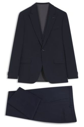 Costume trois pièces Extra Slim en tissu stretch façonné - HUGO - Modalova