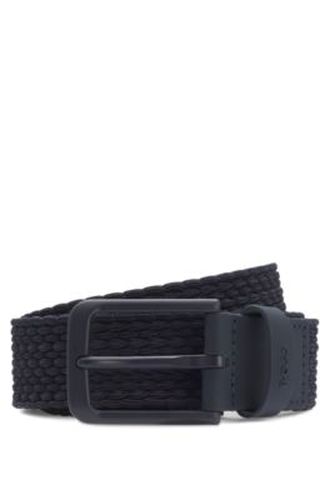 Ceinture tissée avec finitions en cuir - Boss - Modalova