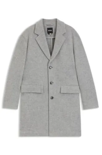 Manteau Relaxed en laine mélangée - Boss - Modalova