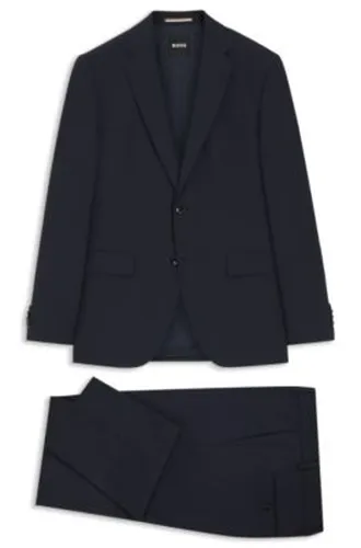 Costume deux pièces Regular en laine stretch - Boss - Modalova