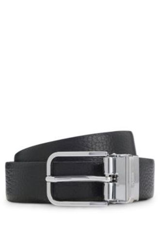 Ceinture en cuir italien avec passant à logo - Boss - Modalova