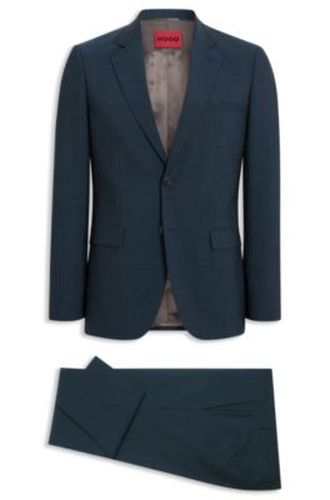 Costume deux pièces Extra Slim en popeline de laine mélangée - HUGO - Modalova