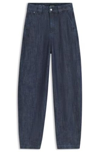 Jean Relaxed en denim texturé à tissage ouvert - Boss - Modalova