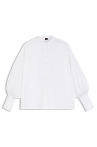 Chemise Regular en popeline de coton à manches kimono - Boss - Modalova