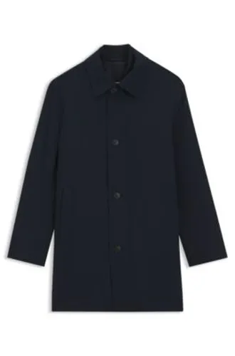 Manteau Regular en tissu stretch à motif - Boss - Modalova