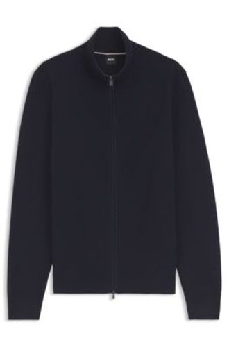 Pull en coton zippé - Boss - Modalova