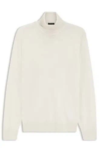 Pull à col roulé en laine mérinos extra fine - Boss - Modalova