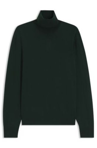 Pull en laine mérinos extra fine avec col cheminée - Boss - Modalova
