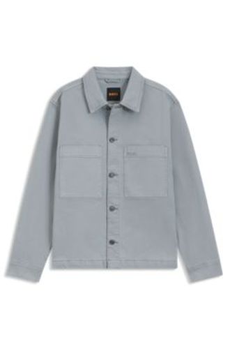 Chemise Regular en denim de coton stretch - Boss - Modalova