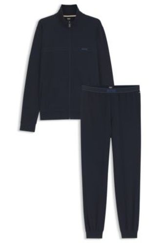 Ensemble de vêtements de détente en coton stretch à logo imprimé - Boss - Modalova