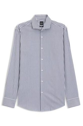 Chemise Slim en coton stretch à rayures facile à repasser - Boss - Modalova