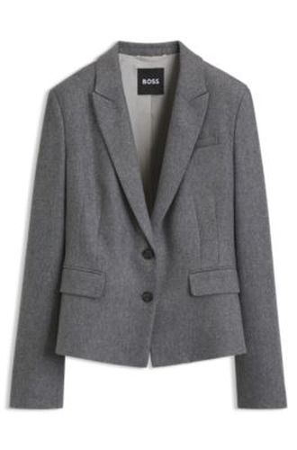Veste Slim en flanelle chinée - Boss - Modalova