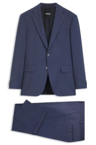 Costume Regular deux pièces en mohair stretch chiné - Boss - Modalova