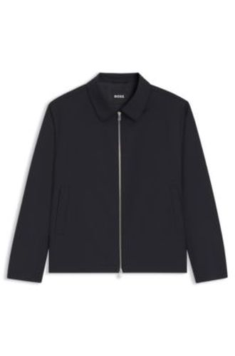 Veste Slim en mohair stretch à motif - Boss - Modalova