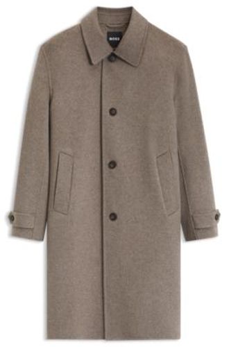 Manteau Relaxed en laine mélangée - Boss - Modalova