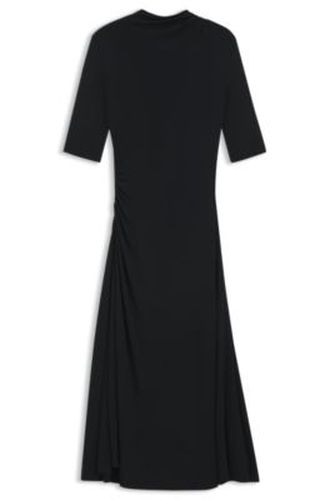 Robe en jersey mat à détails drapés - Boss - Modalova
