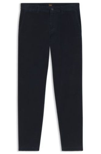 Chino Tapered en velours côtelé de coton stretch - Boss - Modalova