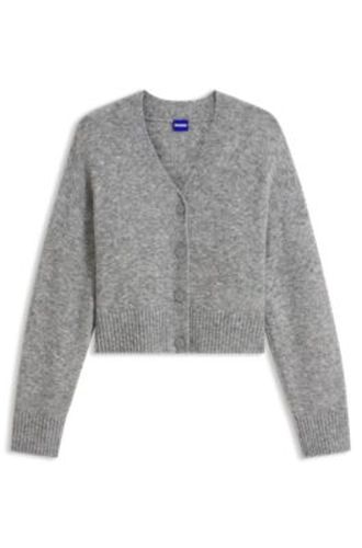 Cardigan Oversize avec logo brodé - HUGO - Modalova