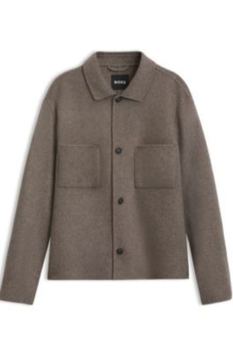 Blazer Relaxed en laine mélangée double face - Boss - Modalova