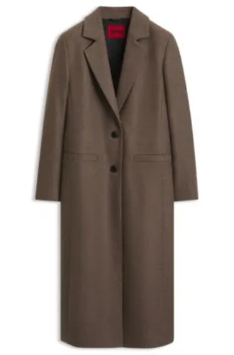 Manteau en laine mélangée - HUGO - Modalova